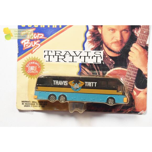 Road Champs Country Tour Eagle Coach Bus Travis Tritt Die-Cast - Picture 5 of 8